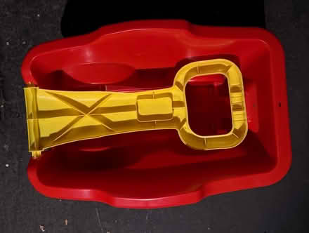 Photo of free Red, Yellow, and Blue Toy Wagon (1075 Valencia Avenue) #3