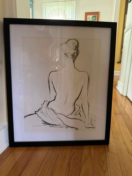 Photo of free Framed drawing (Metuchen NJ) #2