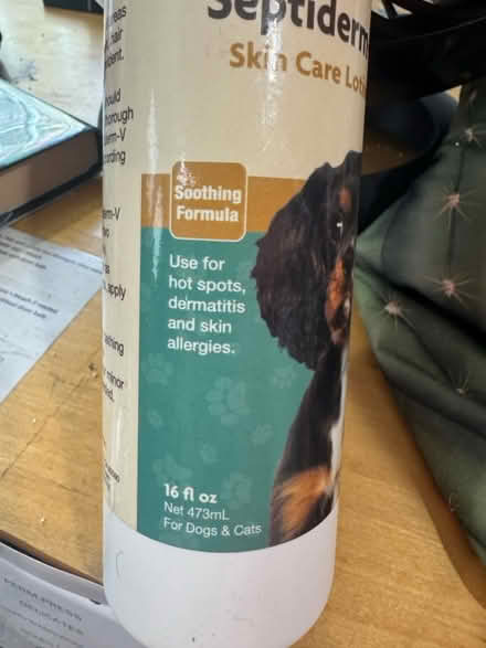 Photo of free Dog skin lotion (101 and Fair Oaks Sunnyvale) #3