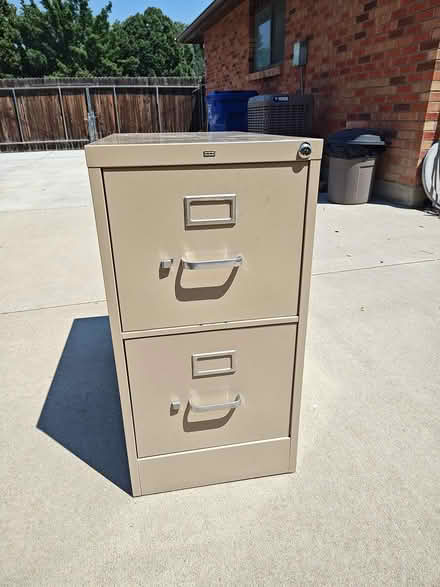 Photo of free 2-drawer metal file cabinet (S W Boise) #1
