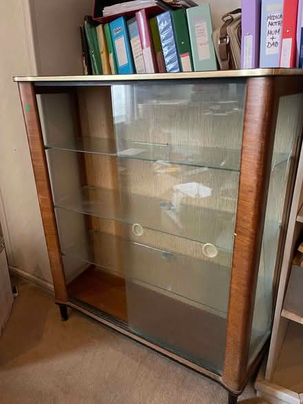 Photo of free Retro Glass cabinet (North Finchley N12) #1