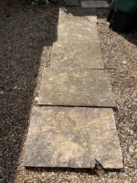 Photo of free Sandstone paving patio slabs (TN13 Sevenoaks) #1