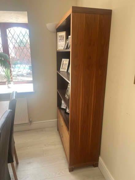 Photo of free Dining room table with chairs and bookshelves unit (Rooks Nest SG1) #2