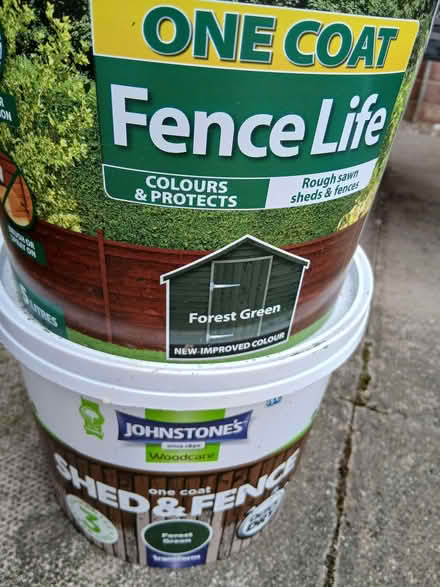 Photo of free Green Fence Paint (Southey Green S5) #1