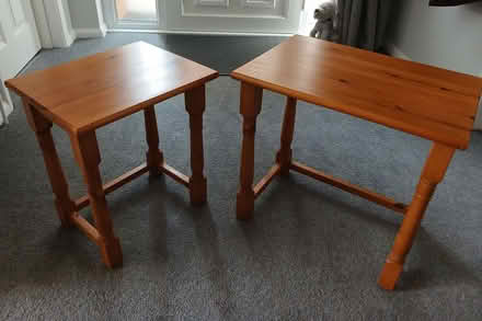 Photo of free Nest of two wooden coffee tables (Grove OX12) #1