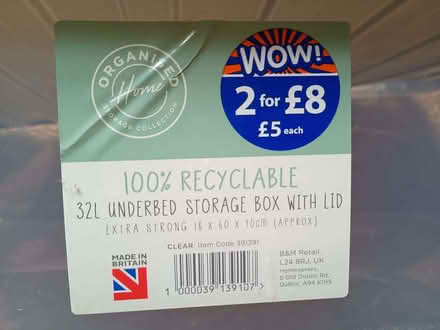 Photo of Plastic storage box lid 18 x 60cm (Greystoke CA11) #2