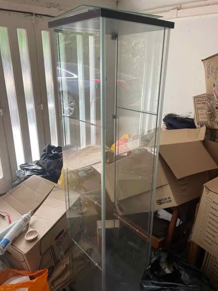 Photo of free 3 Shelf Glass Display Cabinet (Ravenshead NG15) #1