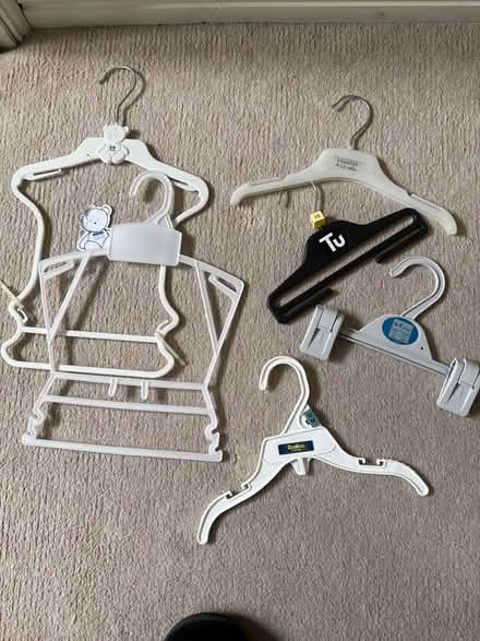 Photo of free Six baby size clothes hangers (Moss Side PR25) #1