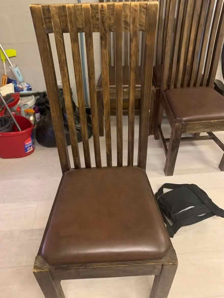 Photo of free 4 dining chairs (Llandrindod LD1) #2