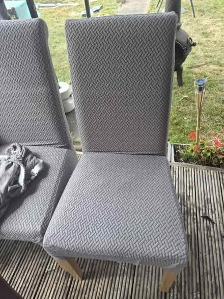 Photo of free 5 ox blood red leather chairs (Lucan, Co. Dublin) #2