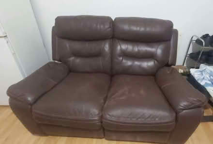 Photo of free Leather sofa, extendable for comfortable sitting (Astley Bridge BL1) #1