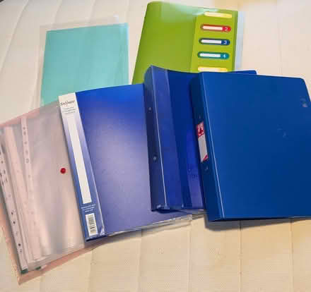 Photo of free Folders, binders, poly pockets (Broomridge FK7) #1