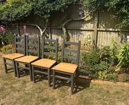 Photo of free 4 x Solid Pine Chairs (Claverton Down, Bath) #2