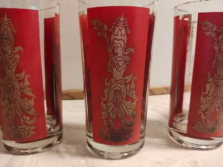 Photo of free Five patterned glass tumblers (Devonshire area in Skokie, IL) #1
