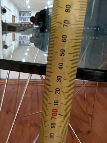 Photo of free Circular Glass top kitchen table (Hawthorn) #4