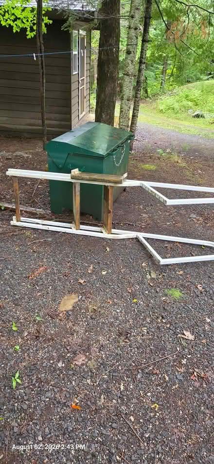 Photo of free Damaged dock ladder (Dwight Ontario) #2