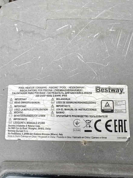 Photo of free Bestway pool Heater (Hill Head PO14) #2