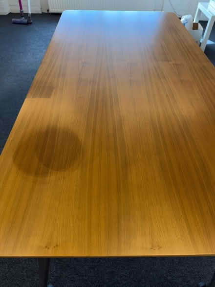 Photo of free Wood Top Table with chrome legs (N7 9DP) #3