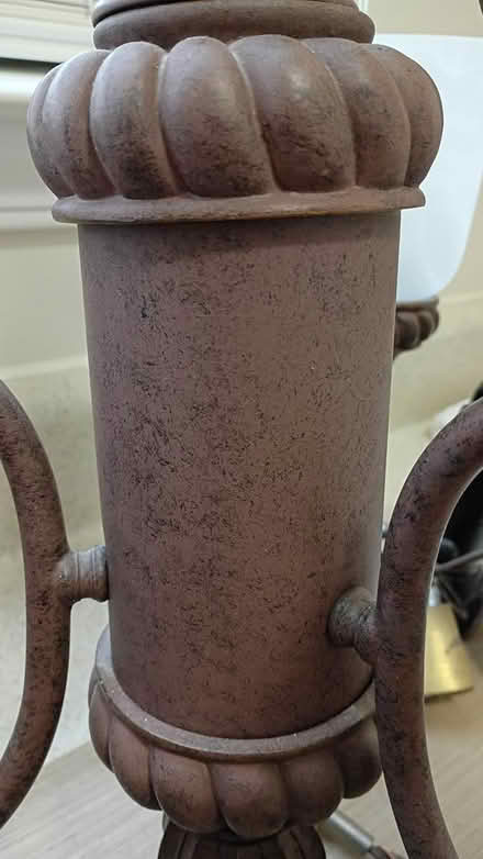Photo of free Bronze 3 light chandelier (Villages of Rolesville) #2