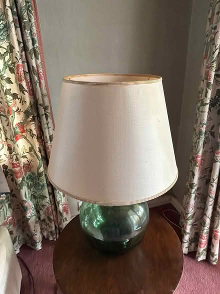 Photo of free Lamp and shade (green glass) (High Barnet EN5) #1