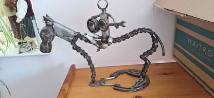 Photo of free Metal horse sculpture (South Green CM11) #3