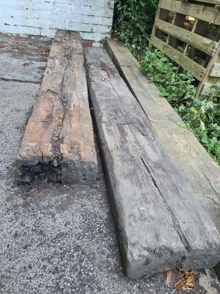 Photo of free 2 Railway Sleepers (Netherfield, Kendal LA9) #1