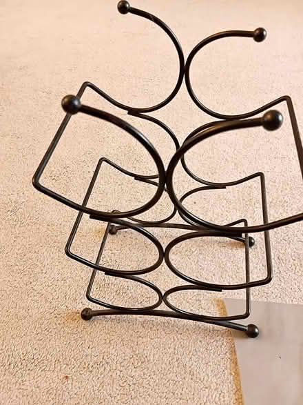 Photo of free Black metal Wine rack + Ramekins (heaton mersey SK4) #2