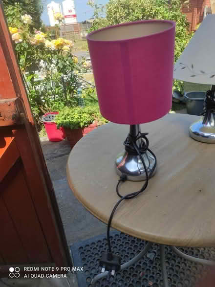 Photo of free 2 table lamp (Ng17 1jn) #2