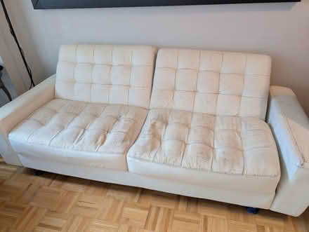 Photo of free Convertible couch to sofa bed (Bloor Yonge) #1