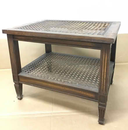 Photo of free Wicker table (Foster & California Ave) #1