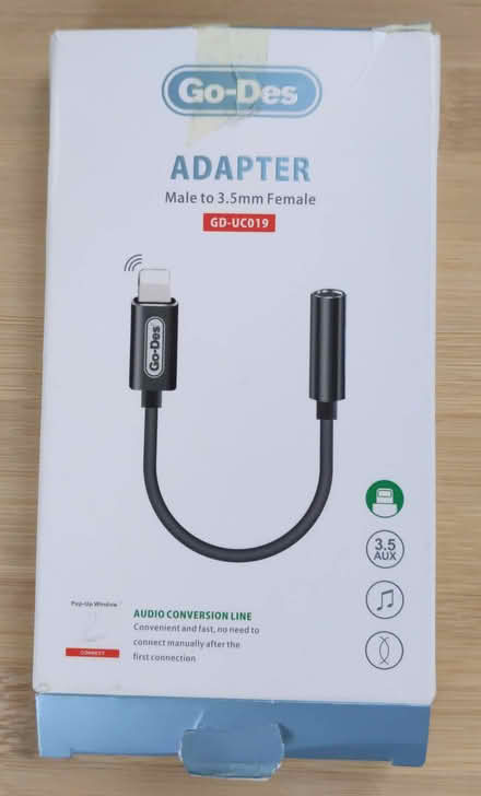Photo of free Audio to Lightening Adapter (Welling DA16) #1