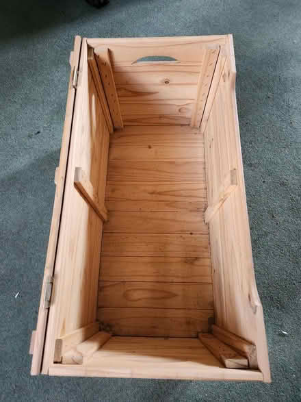 Photo of free Wooden storage box (Walsall Wood, WS9) #1