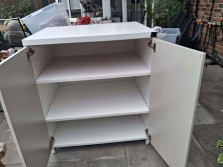 Photo of free Cupboard on casters (Lower Earley RG6) #2