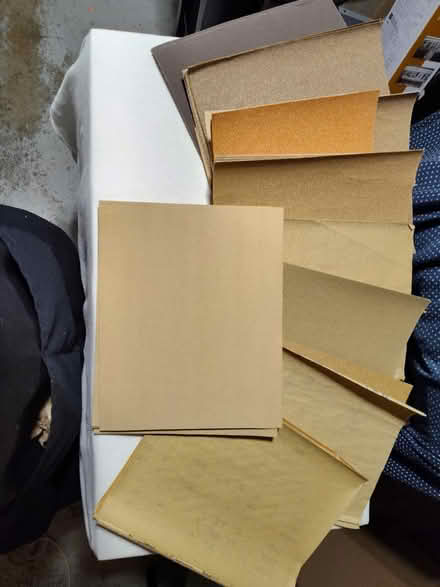 Photo of free Huge stack of organized Sandpaper (Saugus) #1