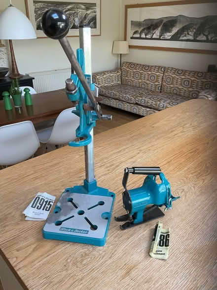 Photo of free Vintage Black & Decker drill stand & jigsaw attachment (Lodge Moor S10) #1