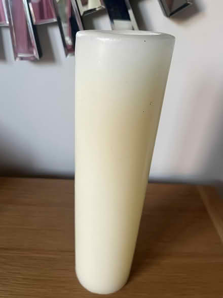 Photo of free Large white candle (altar style) (Knaphill GU21 2) #1