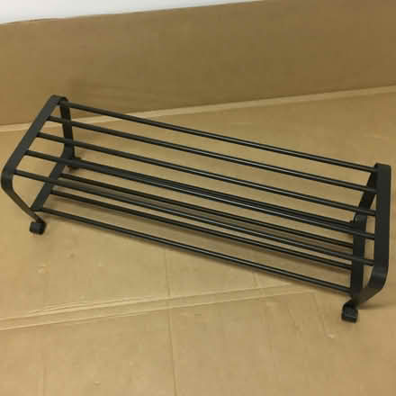 Photo of free 2 tier metal shoe rack (Foster & California Ave) #2