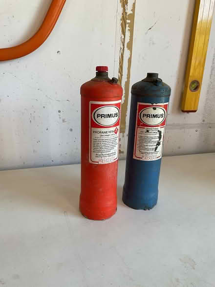 Photo of free 2 Primus gas bottles (Ashingdon Hill Top SS4) #1