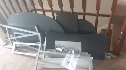 Photo of free Desk with two levels (Mytchett GU16) #1