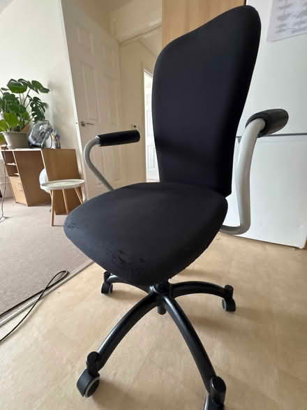 Photo of free Black office chair (Loughborough LE11) #2