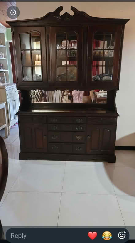 Photo of free Breakfront and dining room set (Hughenden) #2
