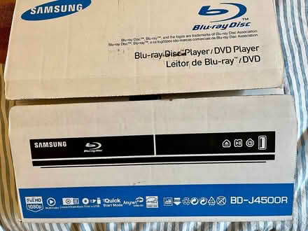Photo of free BluRay / DVD player. In box; never used (West End EH3) #1