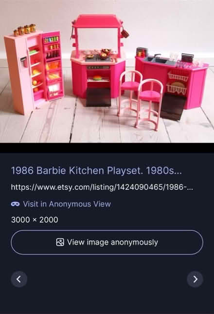 Photo of free Barbie house kitchen (75093) #2