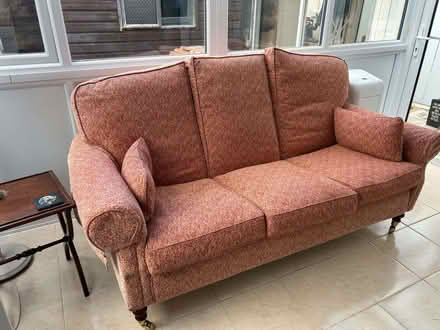 Photo of free 3 seater sofa red (Colwall Stone WR13) #2