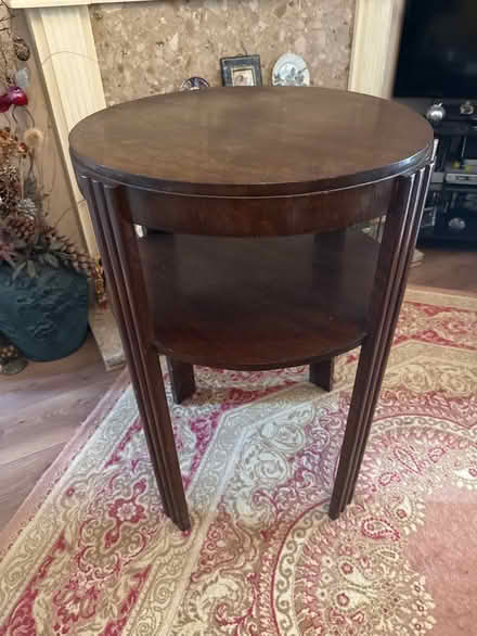 Photo of free Tall side table with under shelf (B98 Church Hill north Redditch) #1