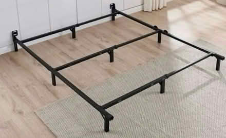 Photo of free Metal bedframe - Queen (Near Santana Row) #1