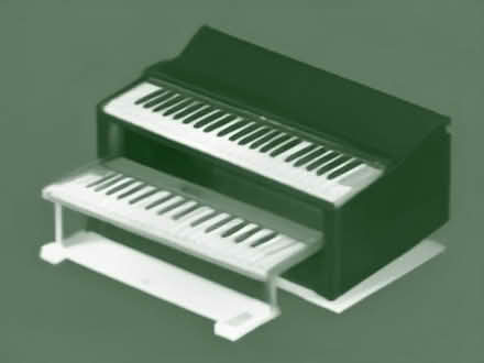 Photo of Yamaha PSR-150 keyboard stand, music rest and instructions? (Mollington CH1) #1
