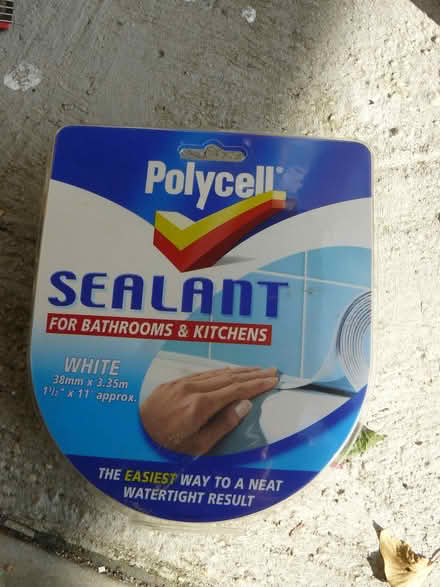 Photo of free White flexible sealant strip (not a full pack) (Kempsey WR5) #1