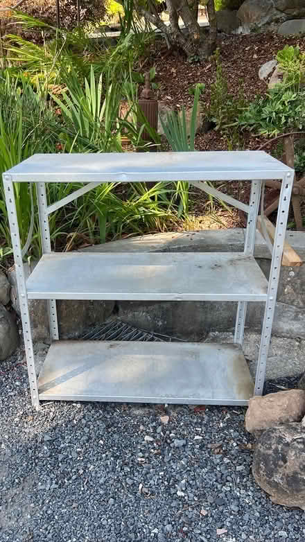 Photo of free Metal shelves 2 (downtown Sebastopol) #1