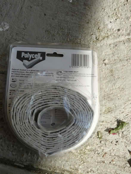 Photo of free White flexible sealant strip (not a full pack) (Kempsey WR5) #2